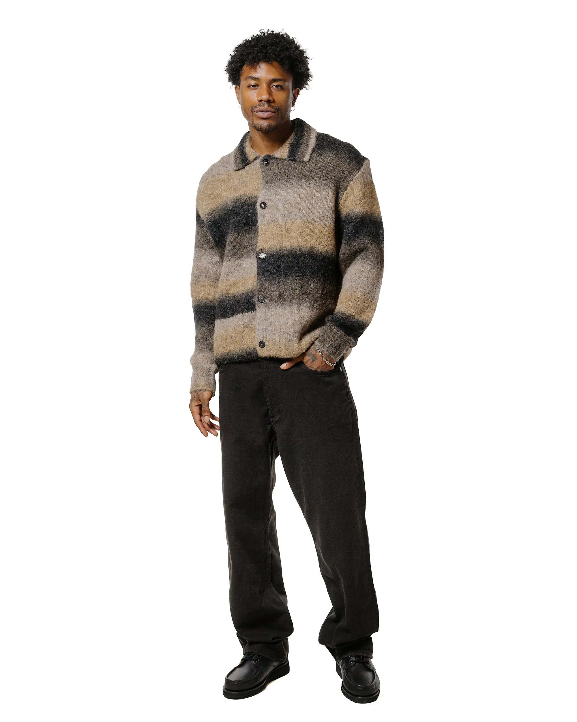 Norse Projects Erik Gradient Alpaca Wool Jacket Utility Khaki Warm Clothing Cold Weather Protection