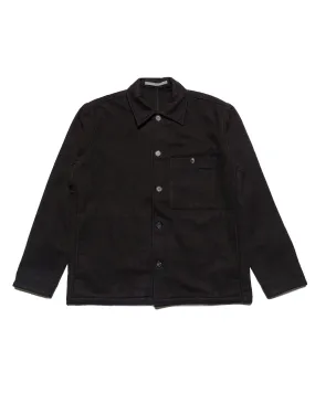 UV Protective Coating Norse Projects Folke Wool Overshirt Espresso