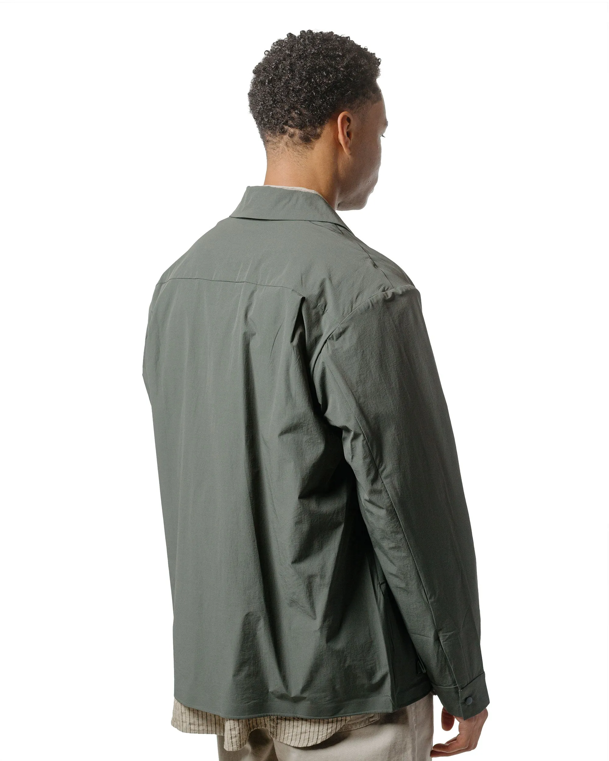 Norse Projects Mads Travel Light Overshirt Black Olive Comfort-First