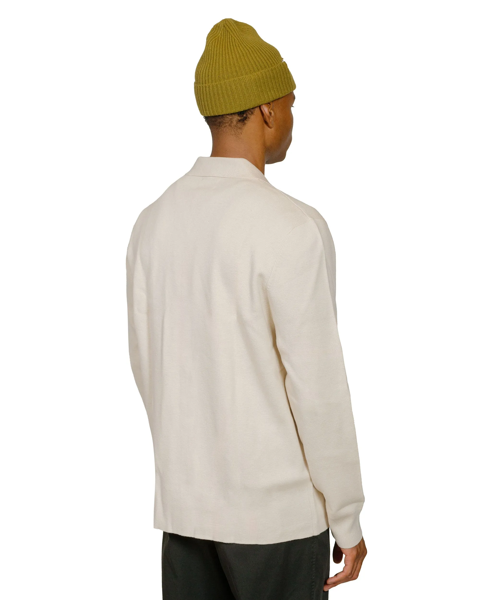 Norse Projects Nicolai Merino Cotton Milano Jacket Enamel White Elastic Casual Vibes