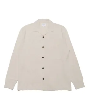Trendy Essentials Norse Projects Nicolai Merino Cotton Milano Jacket Enamel White