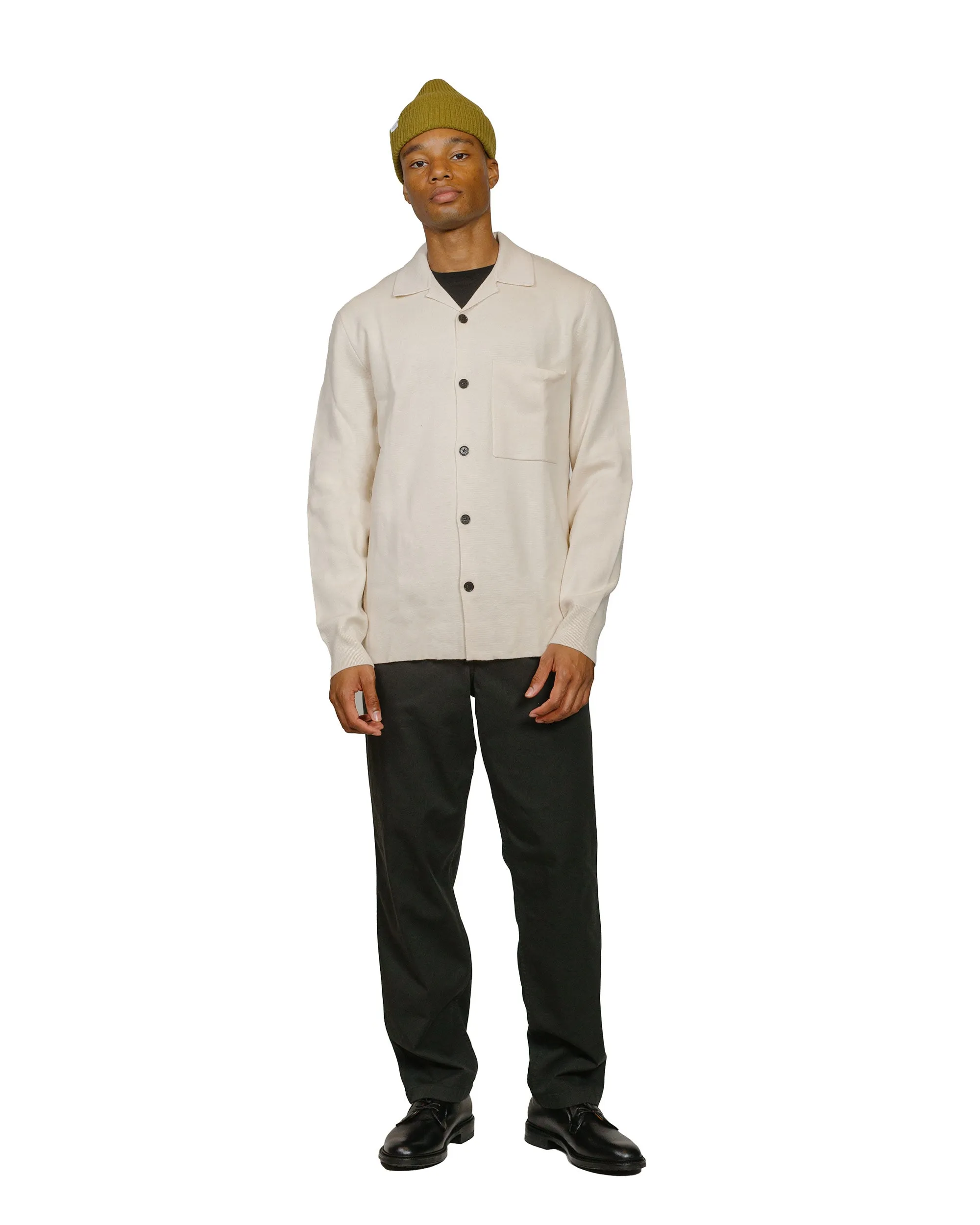 Norse Projects Nicolai Merino Cotton Milano Jacket Enamel White product cycling suitability