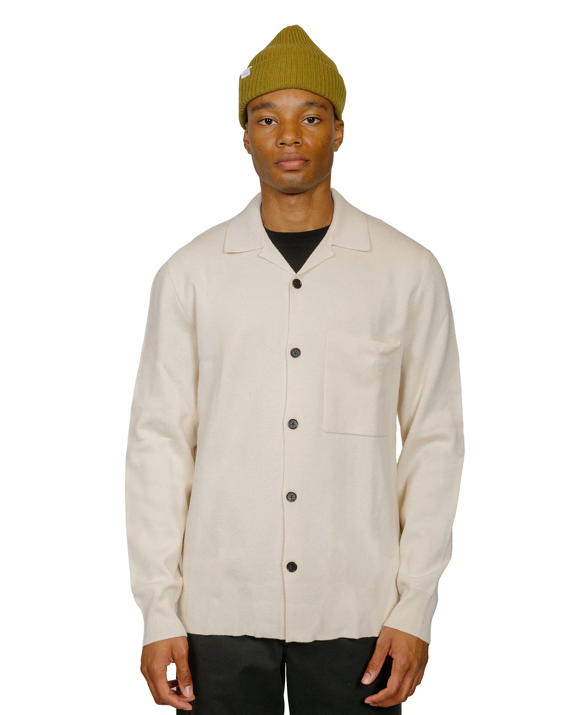 Norse Projects Nicolai Merino Cotton Milano Jacket Enamel White product pearl elegance