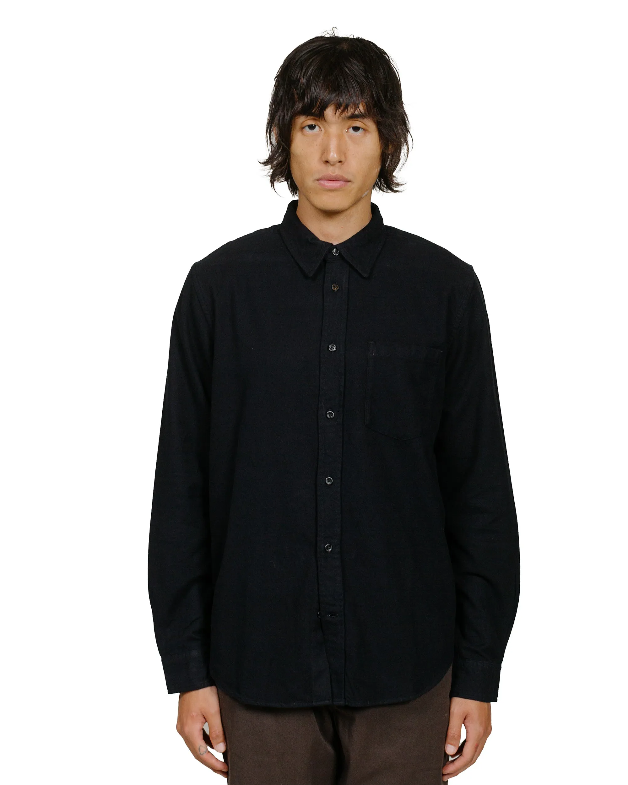 Norse Projects Osvald Flannel Shirt Black Customizable Option