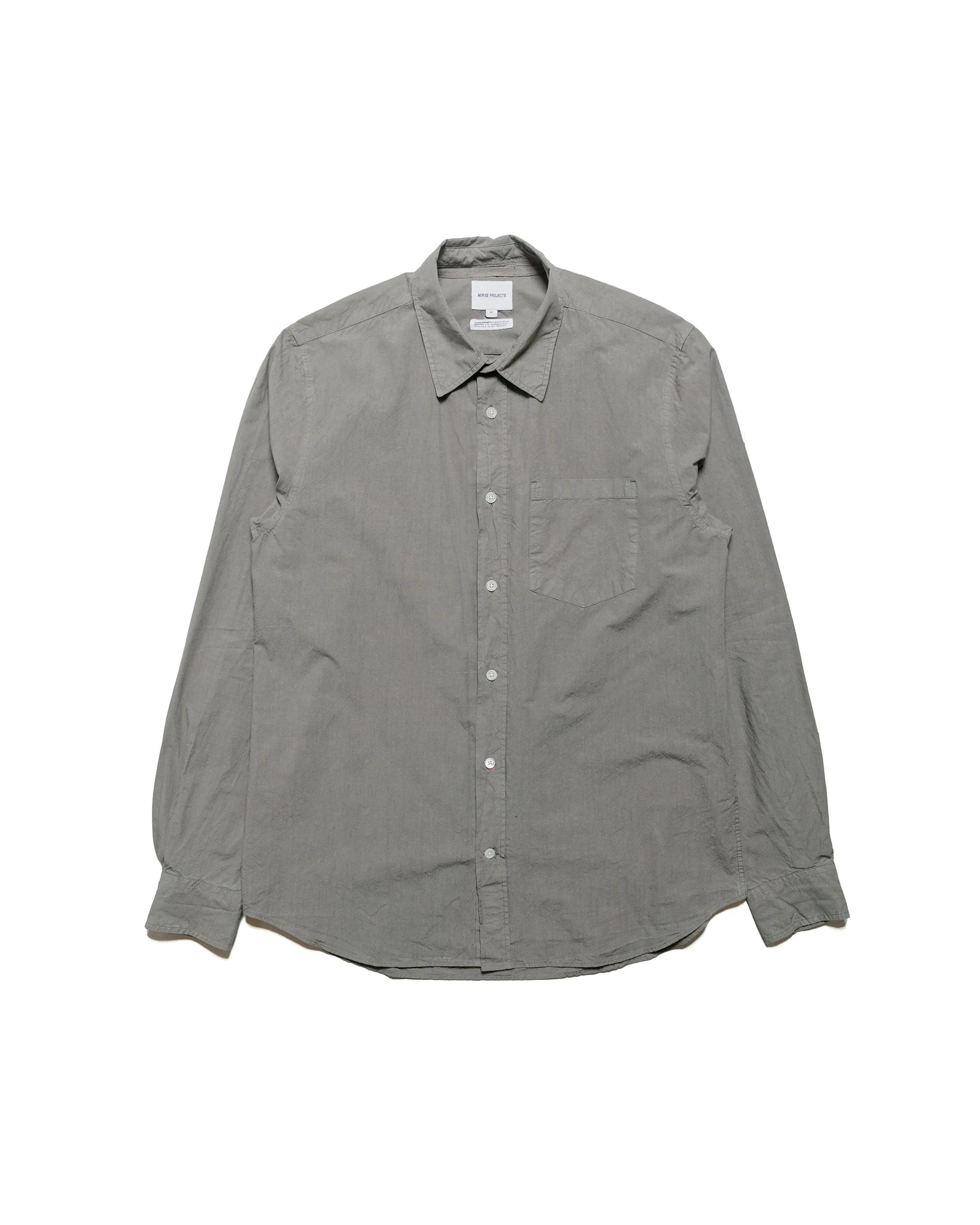 Non Irritating Seams Norse Projects Osvald Tencel Mid Khaki