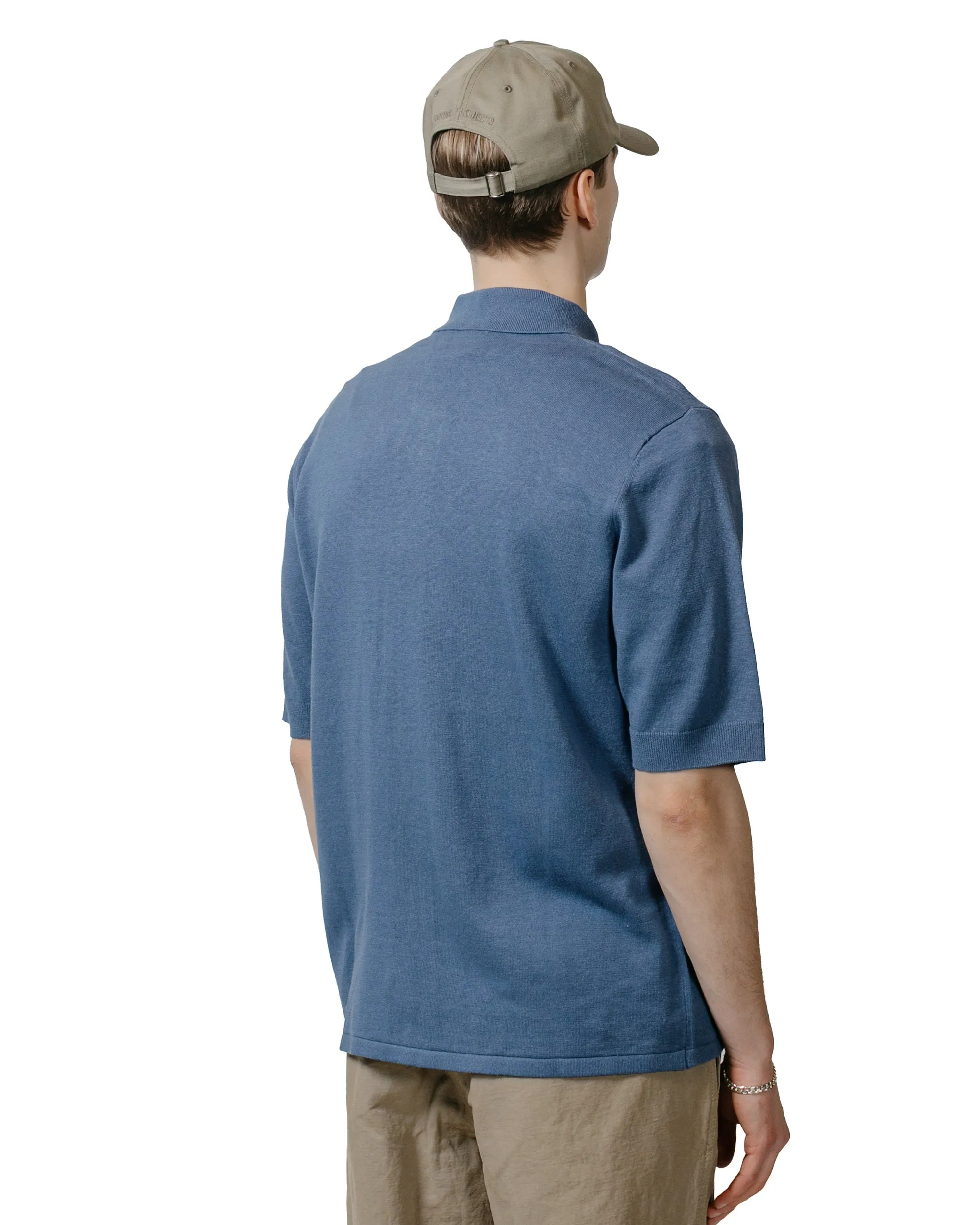 Errand Ready Versatile Design Norse Projects Rollo Cotton Linen SS Shirt Calcite Blue