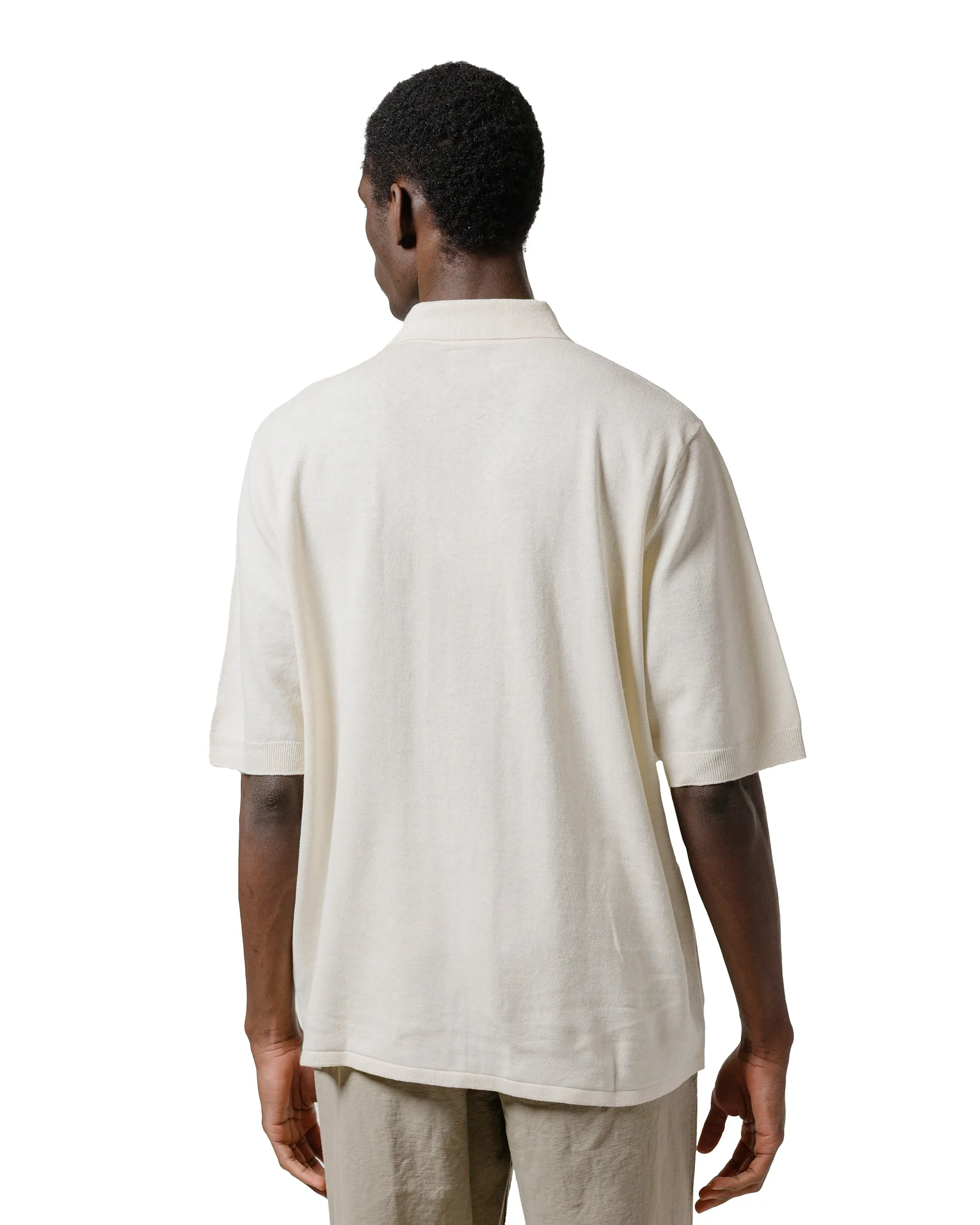 Norse Projects Rollo Cotton Linen SS Shirt Kit White Breathable Layer
