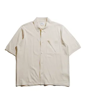 Breathable Underarm Vents Athleisure Wear Norse Projects Rollo Cotton Linen SS Shirt Kit White