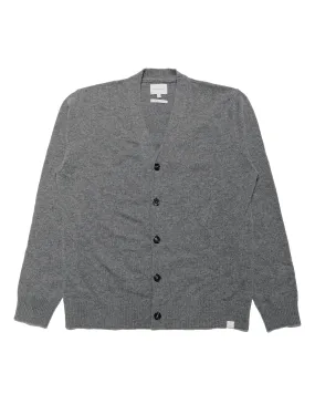 Brand Identity Norse Projects Standard Merino Lambswool Cardigan Grey Melange