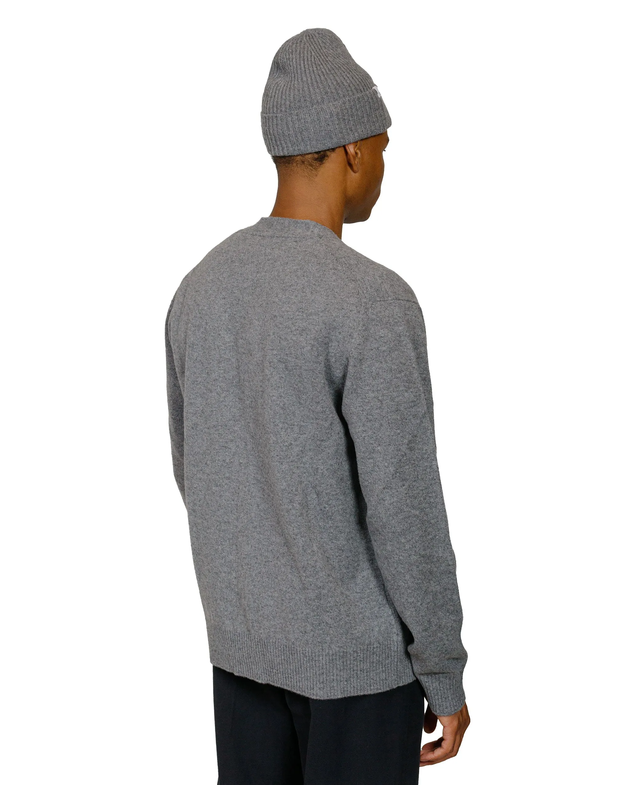 Norse Projects Standard Merino Lambswool Cardigan Grey Melange product anniversary romance