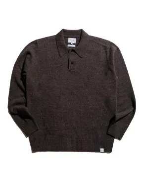 product graduation pride Cozy Look Norse Projects Standard Merino Lambswool Polo Heathland Brown