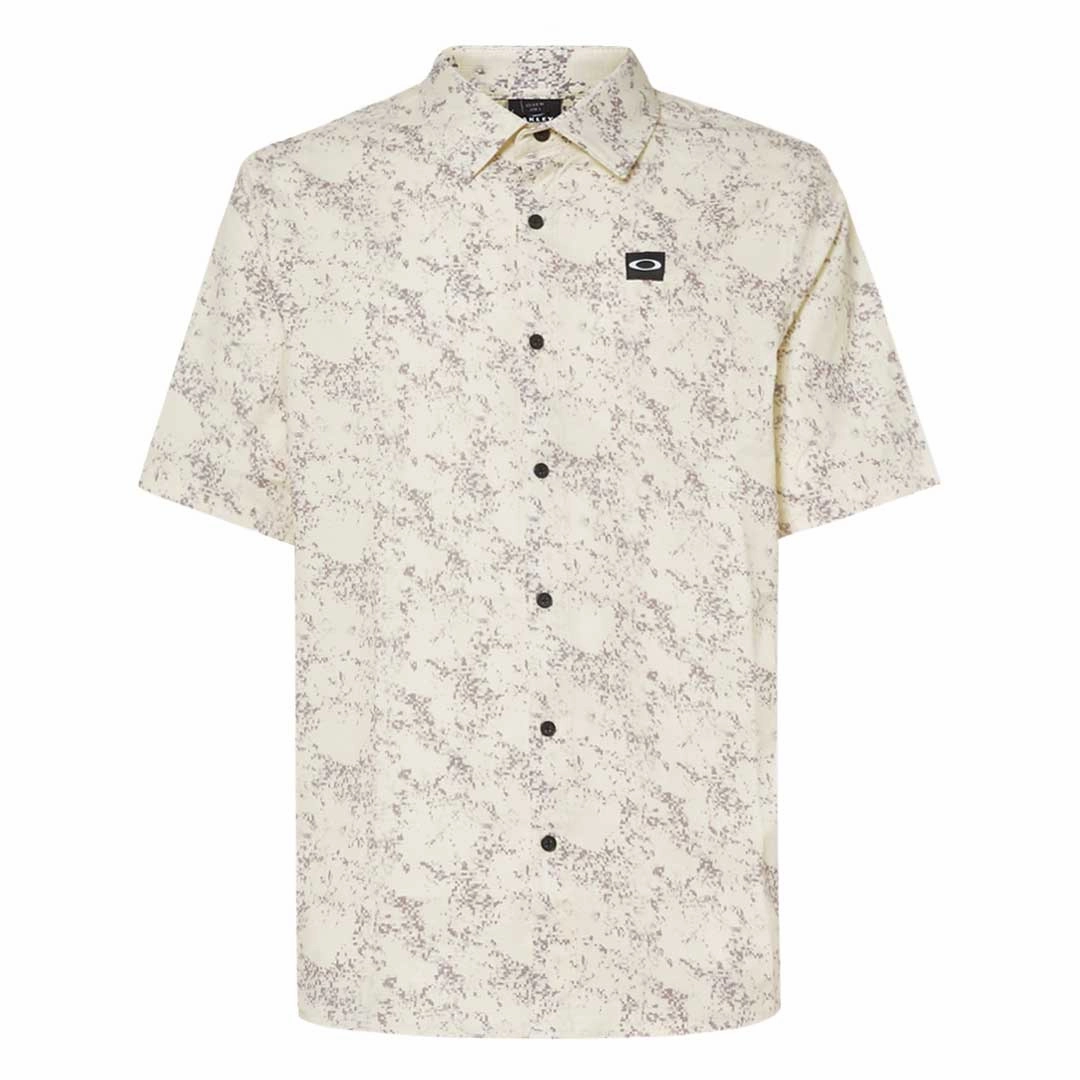 Oakley - Men's Sand Camo Woven Short Sleeve Shirt (FOA404369 9RN) Performance Wear