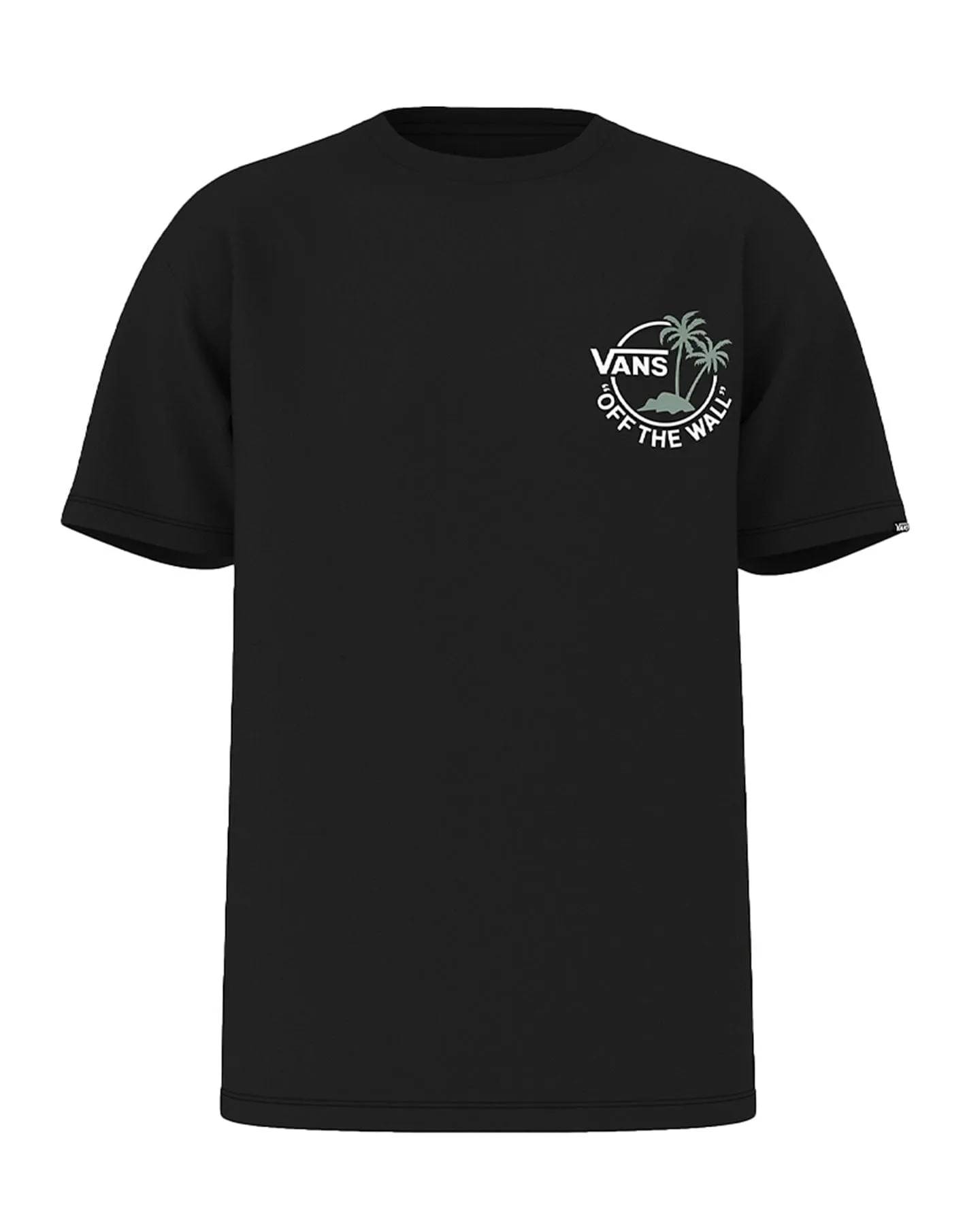 Net Fit Flexible Waistline Vans Classic Mini Dual Palm Tee - Black / Iceberg