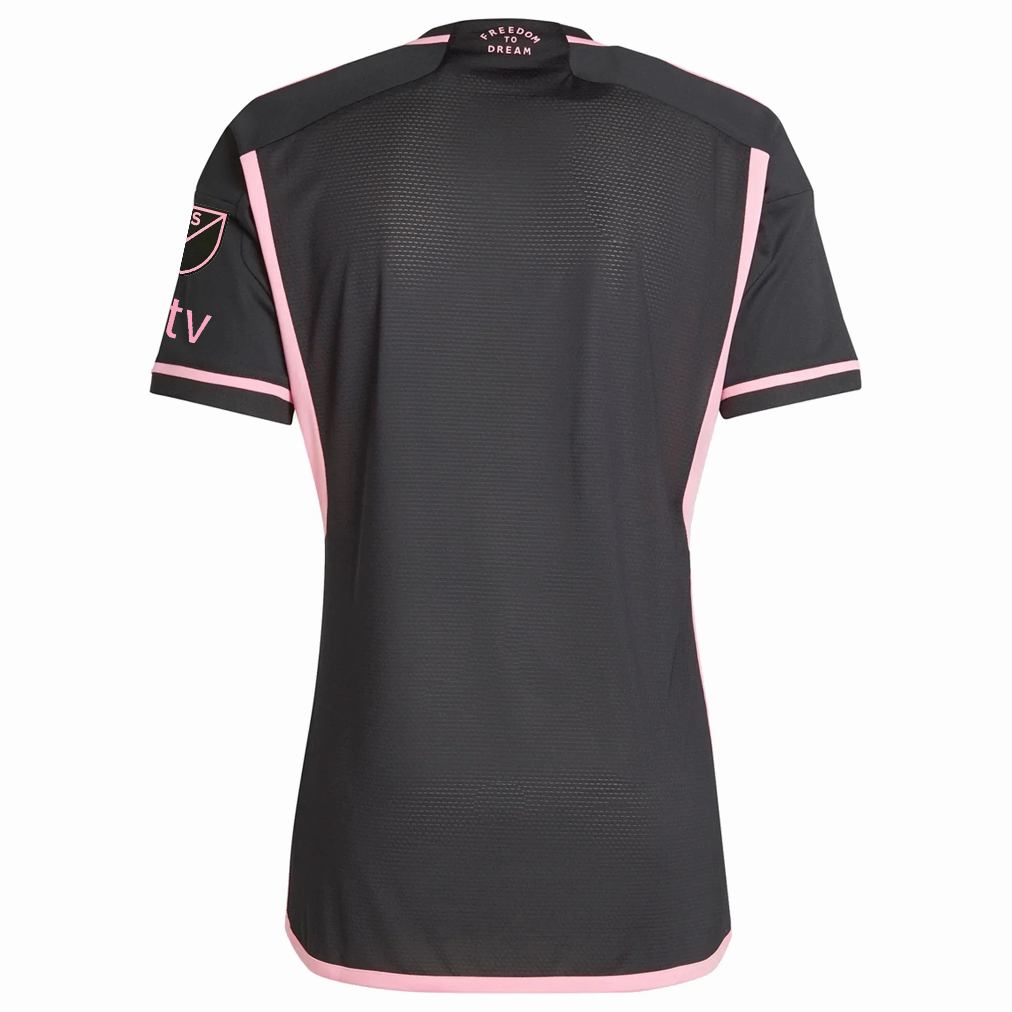 Stylish performance Full Zip Option adidas Inter Miami Authentic Royal Caribbean Away Jersey w/ MLS   Apple TV Patches 23/24 (Black/Bliss Pink)