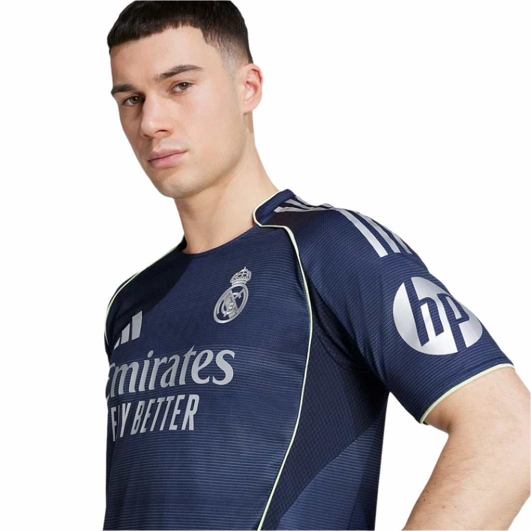 adidas Jude Bellingham Real Madrid 25/26 Away Jersey w/ Champions League Patches (Legend Ink) Energy Comfort Lean Motion