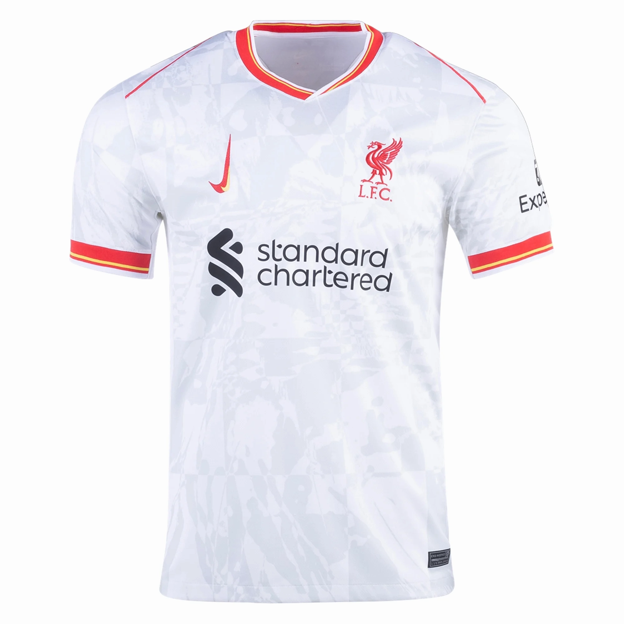 High Compression Knit Action Gear Nike Liverpool Third Jersey 24/25 (White/Pure Platinum)
