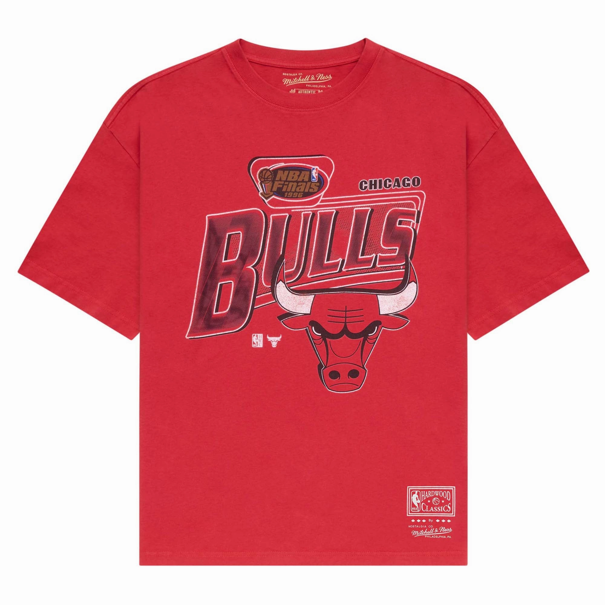Friction Free Hemline Design Ultra lightweight Men's NBA Chicago Bulls Shear Tee