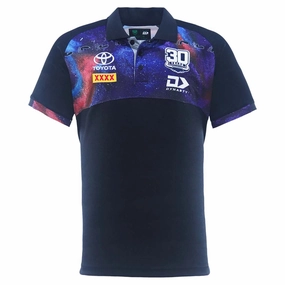 All Day Fit Contrast Binding Men's NRL North Queensland Cowboys 2025 Indigenous Polo