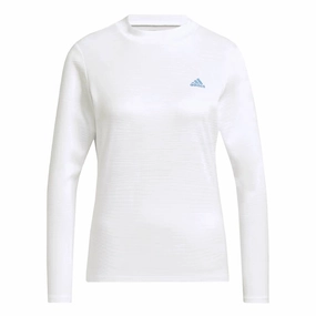adidas - Women's Made to be Remade Long Sleeve Polo (HT1386) Smart Motion Quick Cool Material