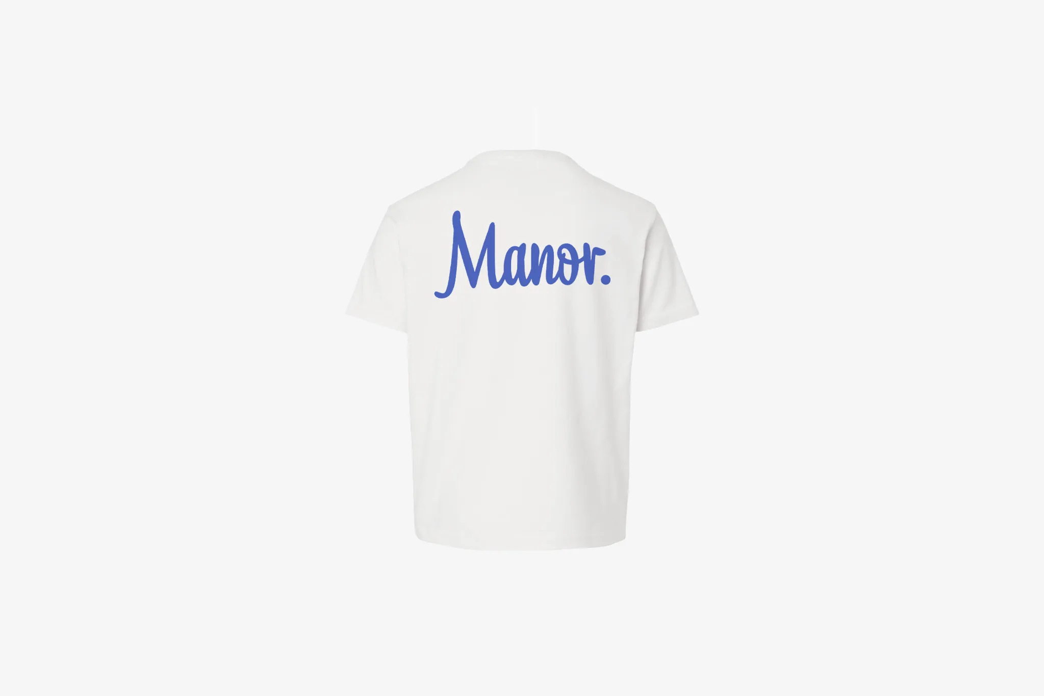 Flexible Hemline Permanent Crease Manor "TradeMark Junior" T-Shirt K - White / Sunshine / Royal