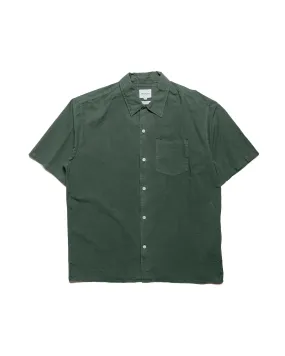 Norse Projects Carsten Cotton Tencel Spruce Green Zip Front