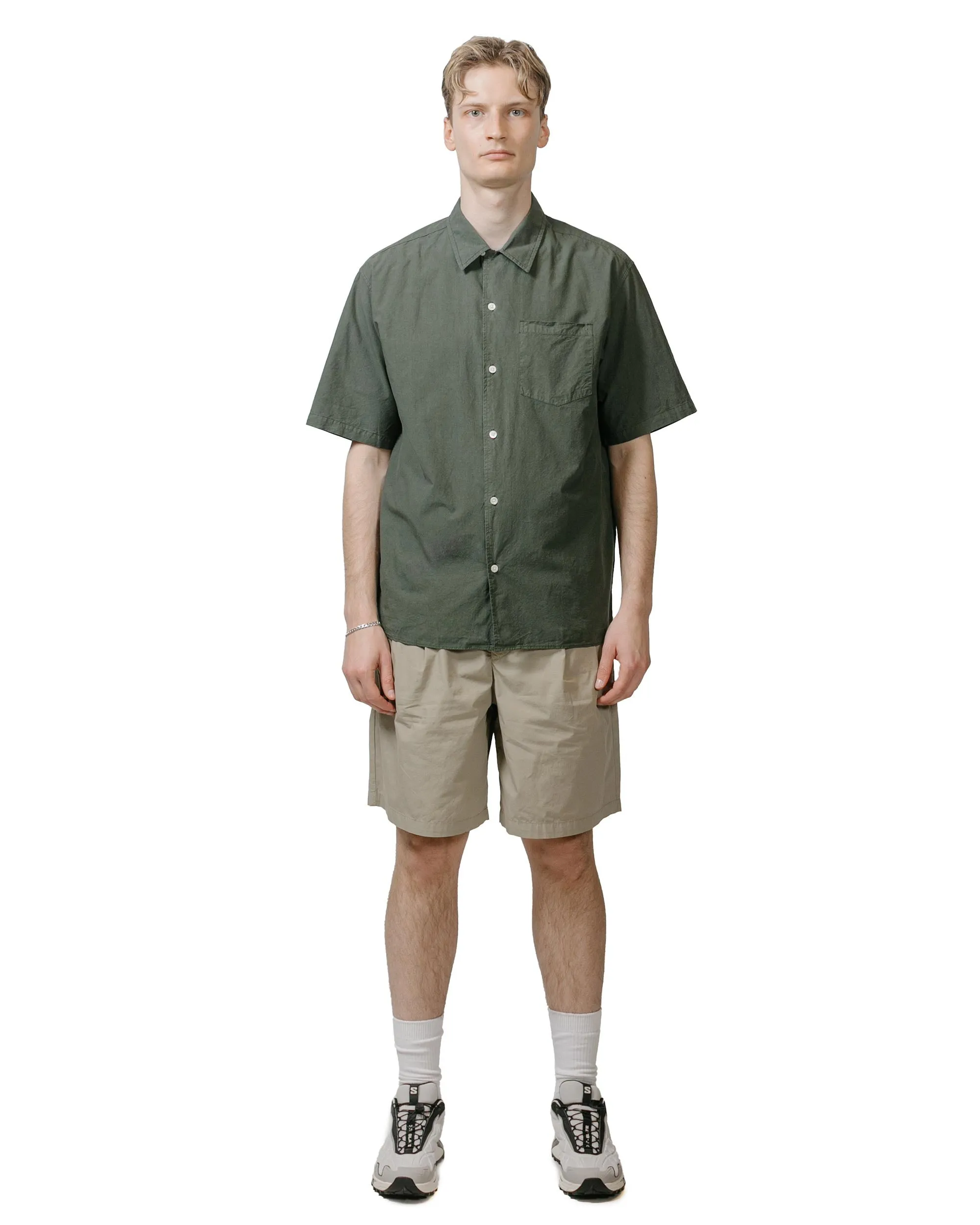 Norse Projects Carsten Cotton Tencel Spruce Green Current Style