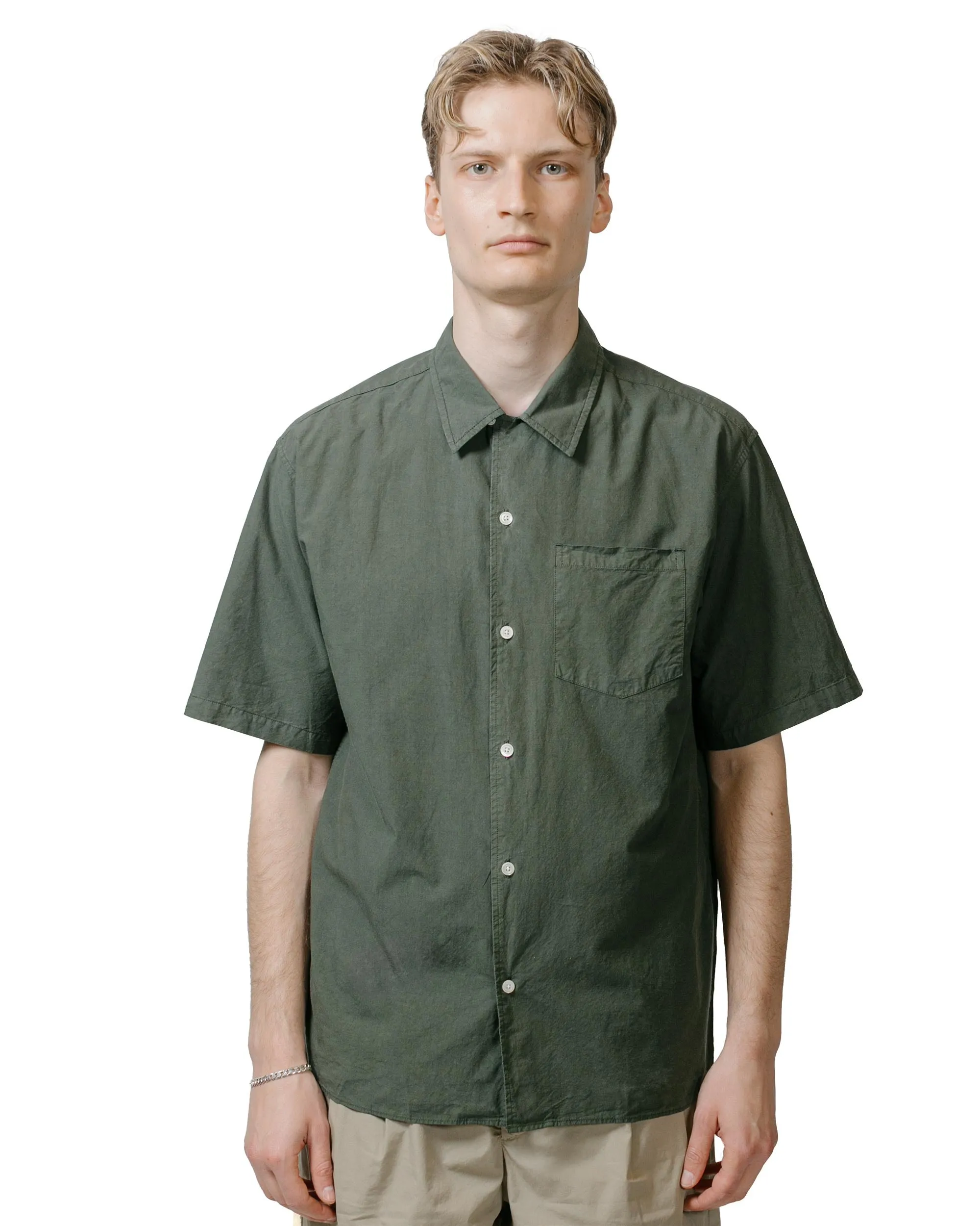 Lightweight Weave Norse Projects Carsten Cotton Tencel Spruce Green