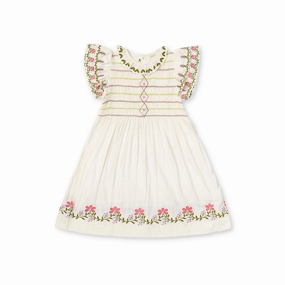 Lali Jane Dress, Opaline Silk Light and Breezy