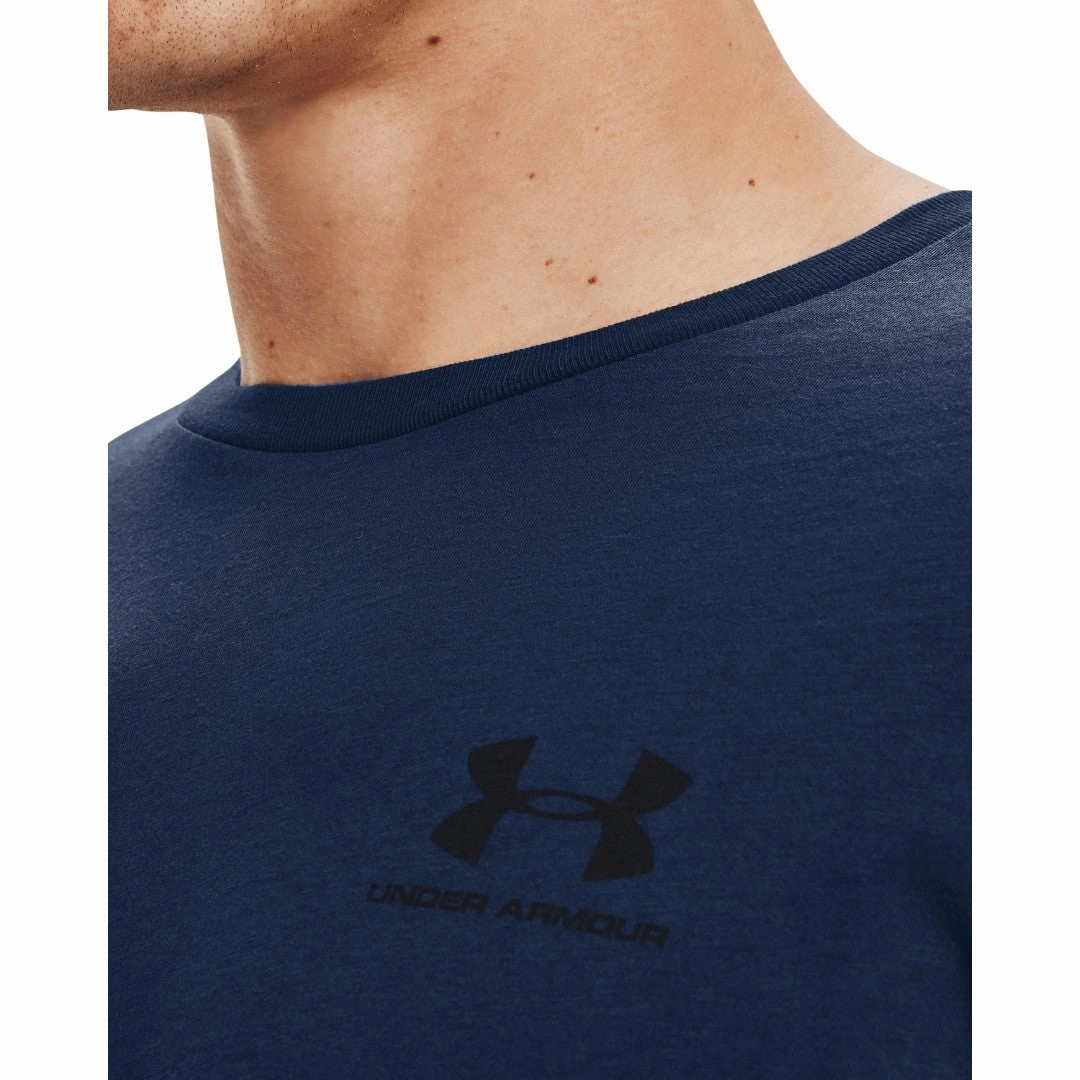 Left Chest Logo T-shirt MultiPly Fabric Anti-pilling