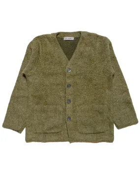 Our Legacy Cardigan Fresh Moss Tumble Wool product ombre gradient Home Wear