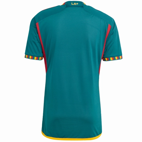 Smooth Coverage Athletic Silhouette adidas La Galaxy Authentic Away Jersey 23/24 (Green/Yellow)