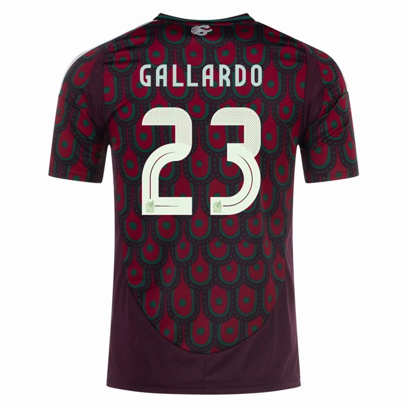 Adidas Mens Mexico Jesus Gallardo Home Jersey 24/25 (Multicolor) Active Comfort Ultra Soft Texture