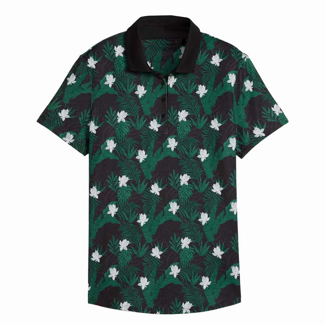 Puma - Women's MATTR Tropic Short Sleeve Golf Polo (623925 02) Urban Comfort