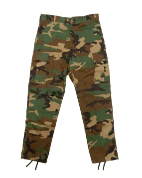 Easy Wear OdorResistantFabric Overload Cargo Pants - Woodland Camo