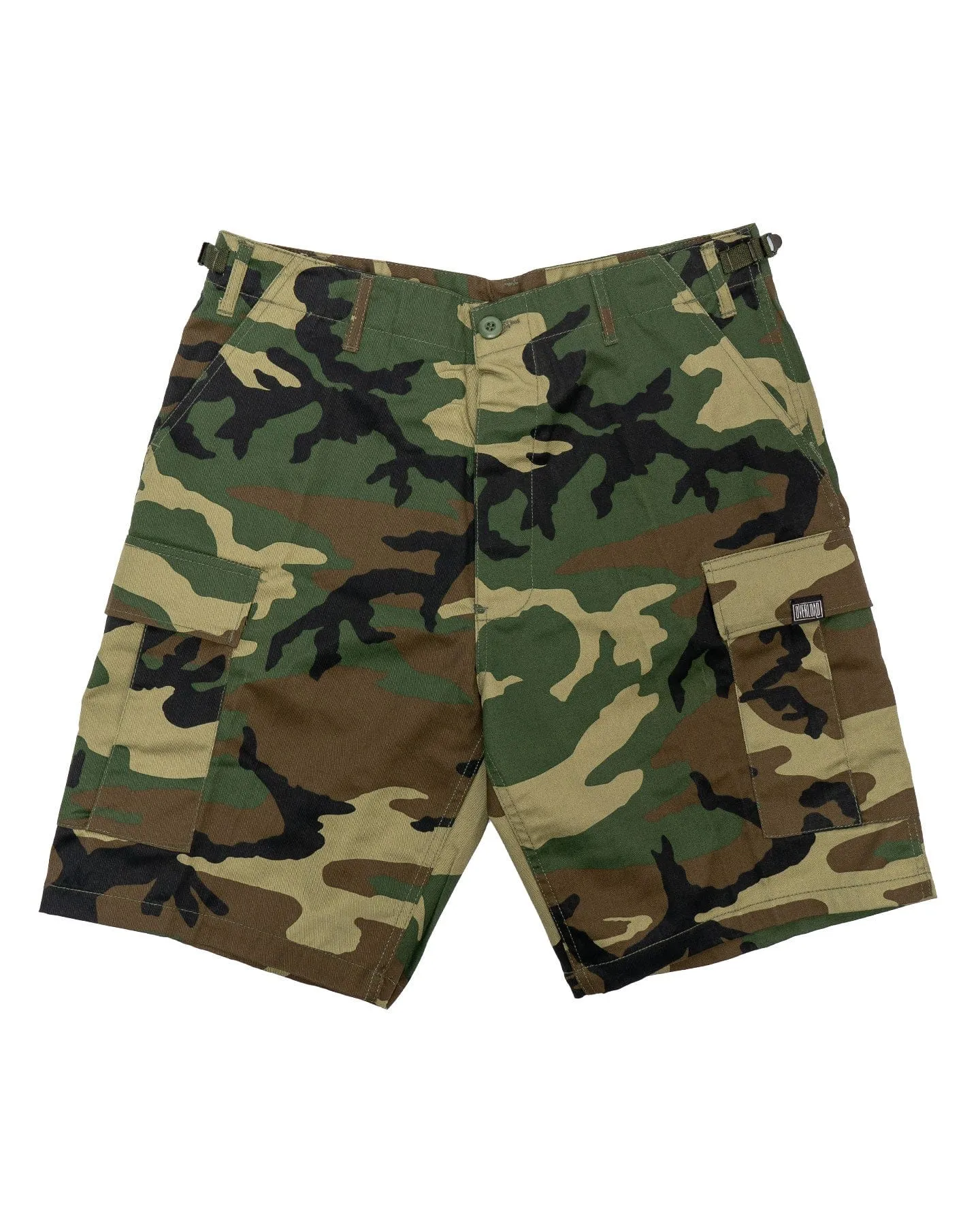 Overload Cargo Shorts - Woodland Camo Holiday Ease Breezy Fit