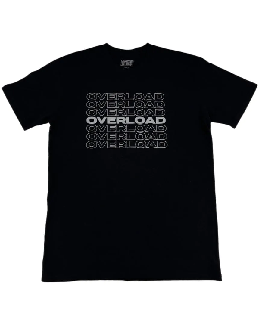 Overload Repeater Tee - Black AntiStaticTechnology
