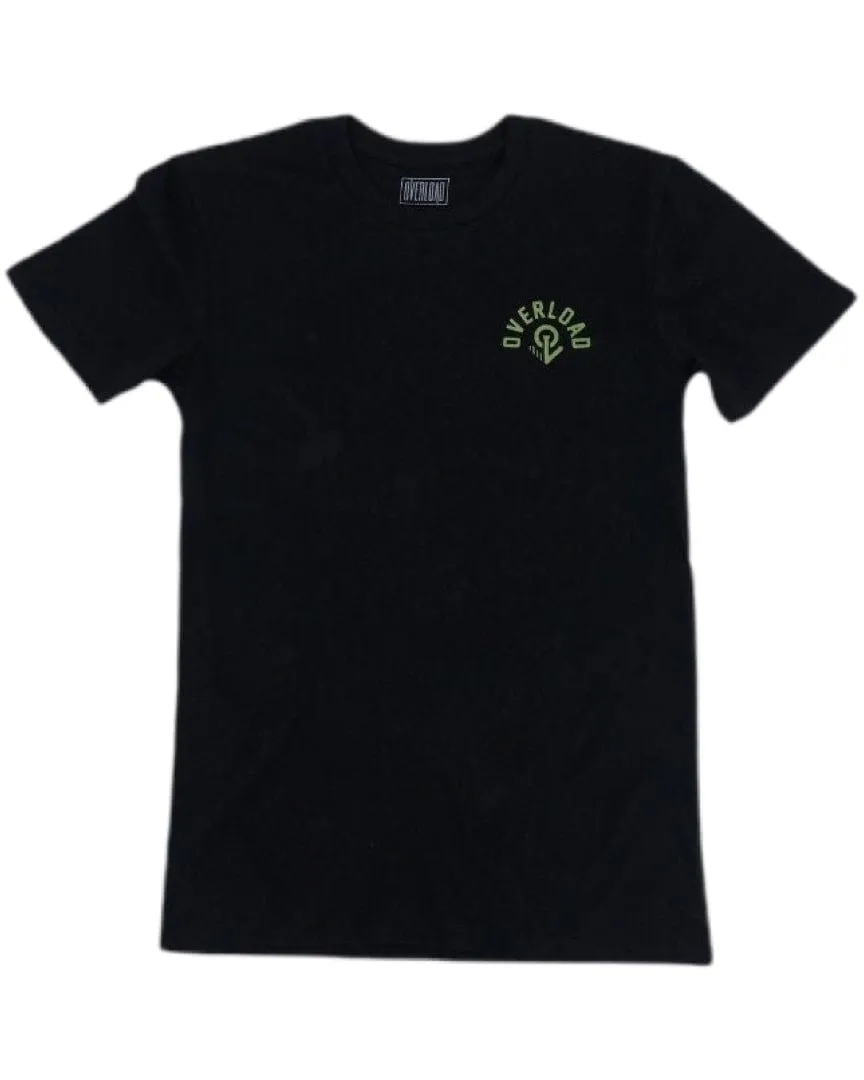 Organza Fit Overload Semi Circle Tee - Black / Army