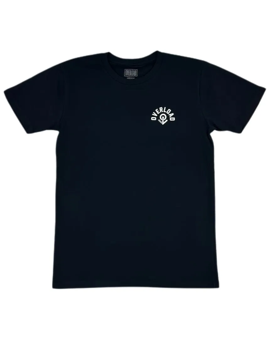 Overload Semi Circle Tee - Navy / White Cozy Pullover Morning Ease