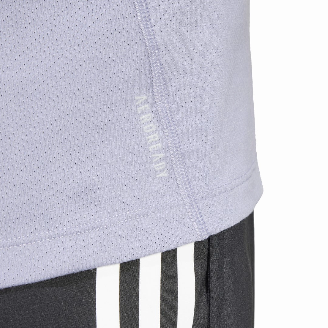 Own the Run 3-Stripes T-Shirt AllDay Comfort PreShrunkCotton