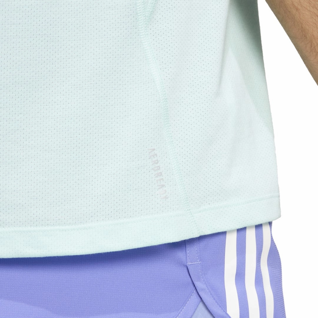 Stretchable Armholes Own the Run 3-Stripes T-Shirt