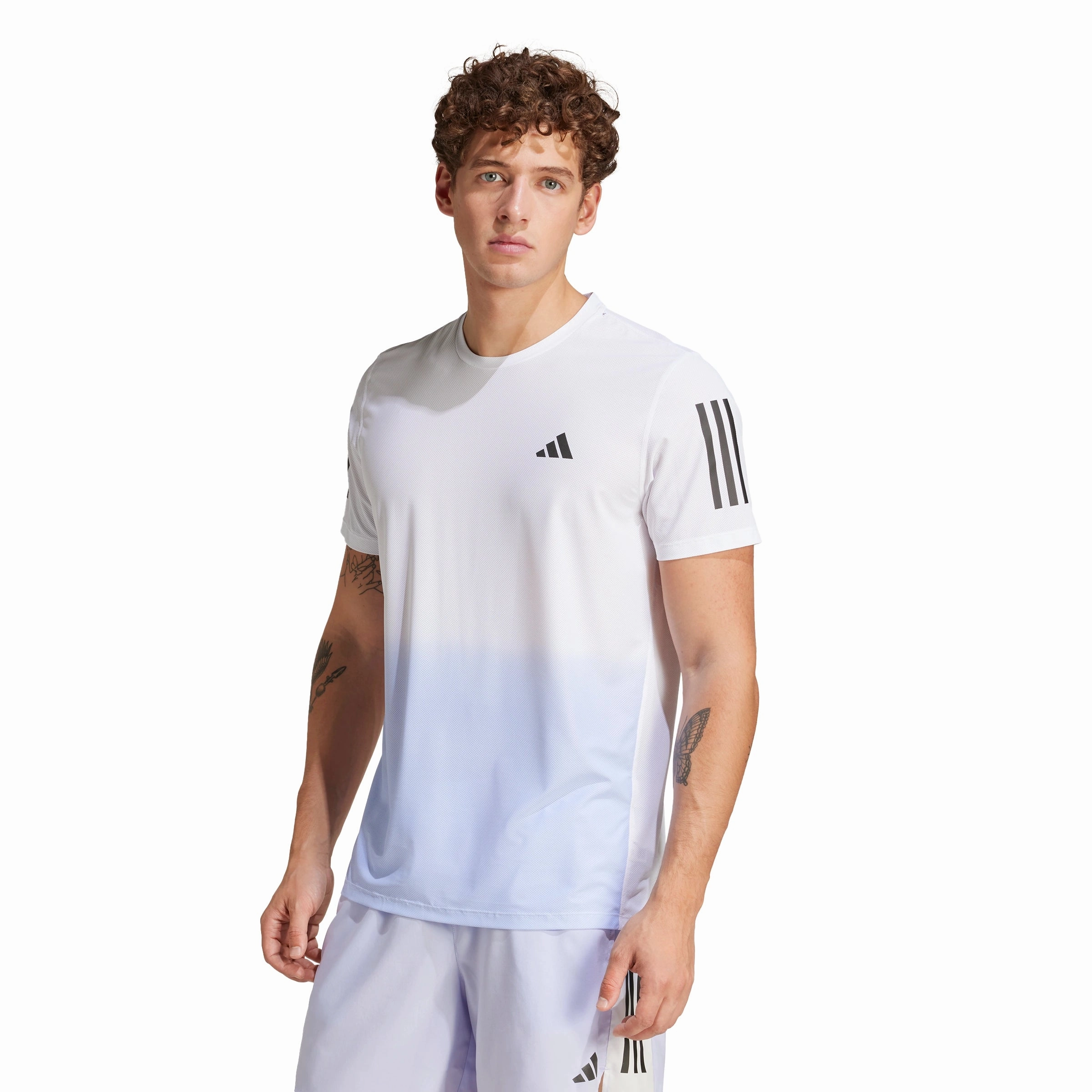 Own the Run CLIMACOOL Colorblock T-shirt Christmas Low Profile Silhouette