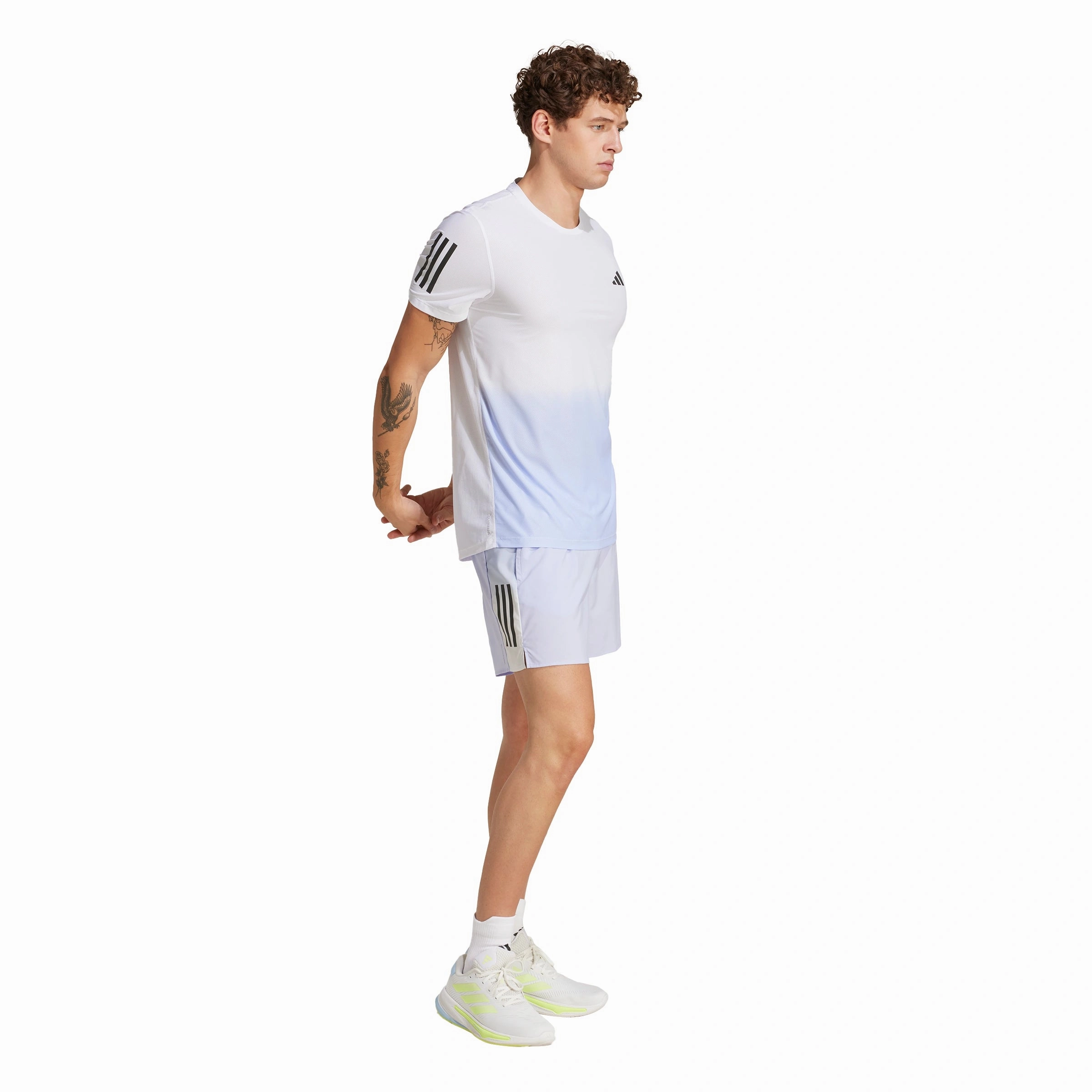 Own the Run CLIMACOOL Colorblock T-shirt FlexibleCollarOptions