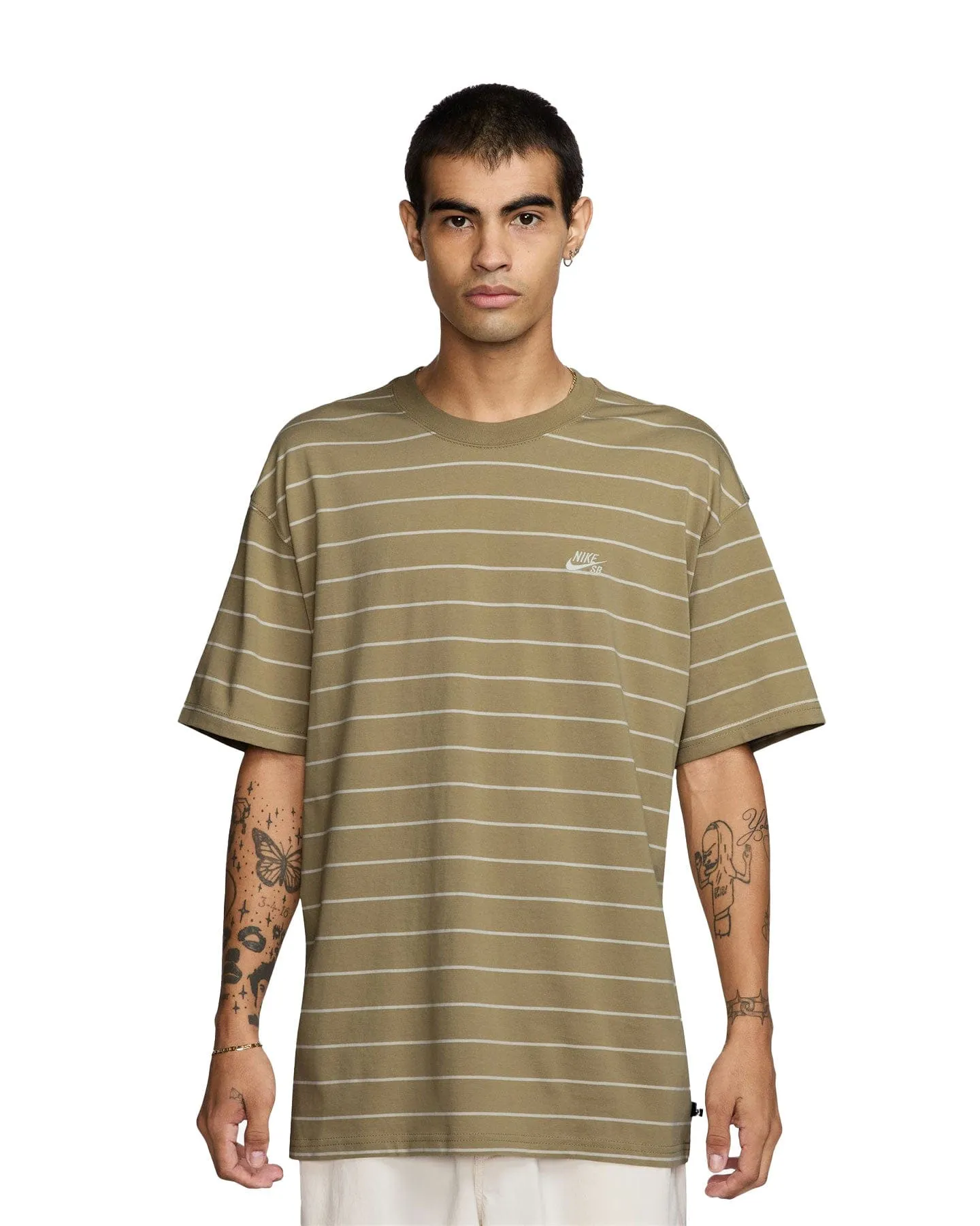 Nike SB M90 Stripe Tee - Parachute Beige Holiday Glow Street Sport
