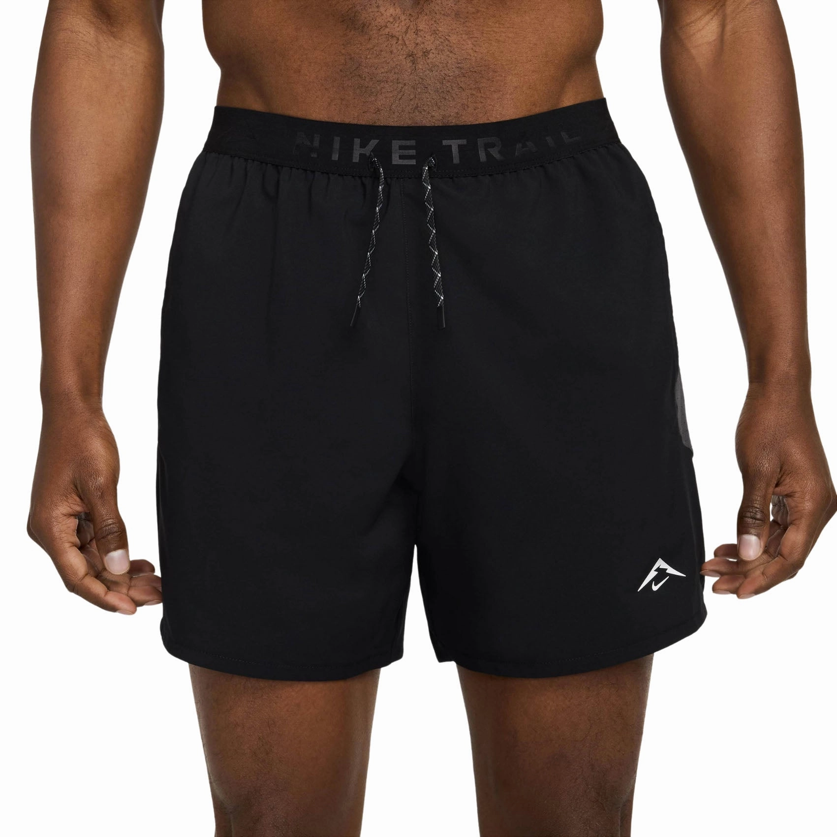 Low Bulk Construction Mens Nike Trail Dri-FIT 6 Inch Brief-Lined Running Shorts