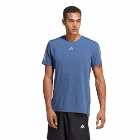 Layered Collar Structure Floral Print Own the Run Heather T-Shirt