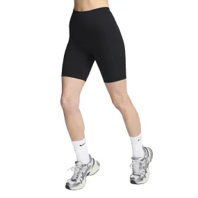 Womens Nike Dri-Fit One High-Waisted 8-Inch Biker Shorts With Pockets Night Out MoistureWicking Fabric