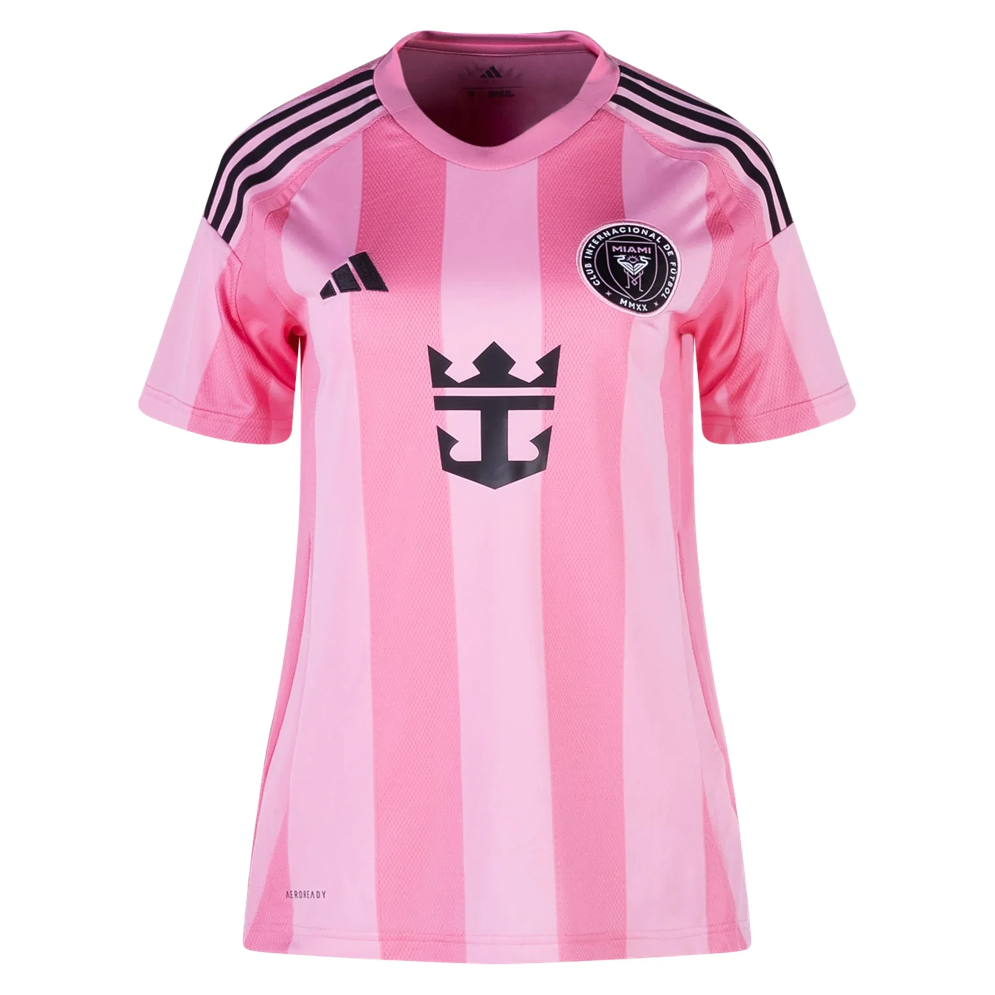 adidas Lionel Messi Womens Inter Miami CF Home Jersey 25/26 (Easy Pink) Quick Release Tag Dynamic Fit Technology