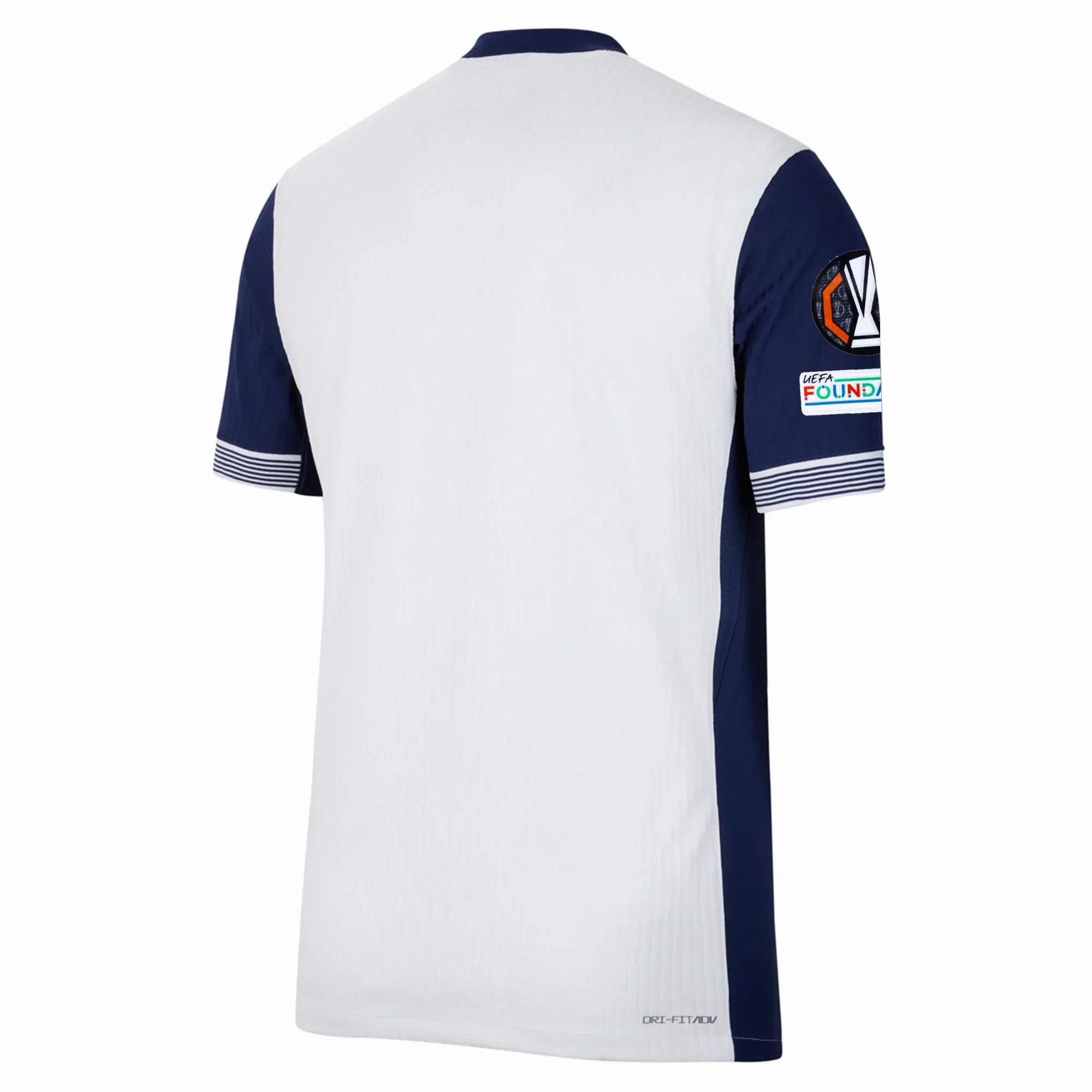 Nike Tottenham Authentic Home Jersey w/ Europa League Patches 24/25 (White/Binary Blue) Athletic Day Moisture Wicking Fabric