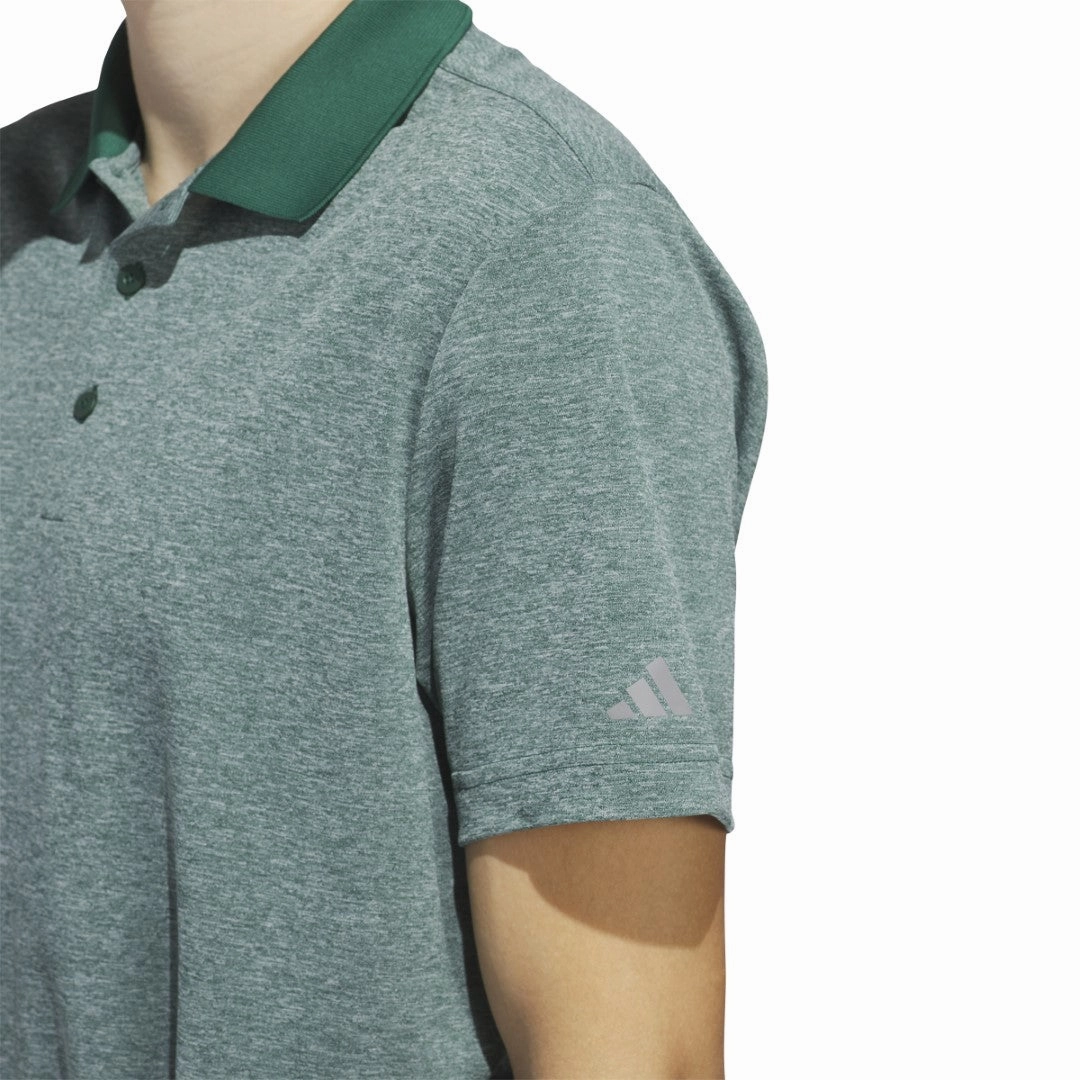 Performance Heathered Polo T-shirt Cozy Wearable