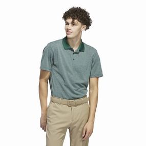 Performance Heathered Polo T-shirt Geometric precision